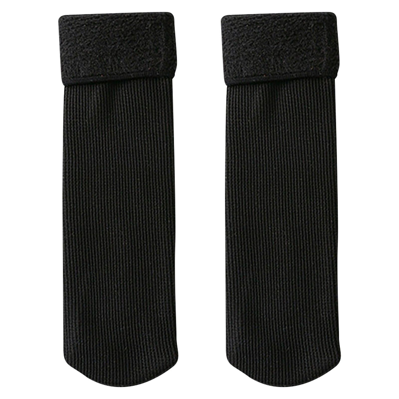 MEZZALL Socks For Kids cozy Soft Velvet Slim Thermal Socks cozy Socks Winter Warm Snow Socks Lovely Toddler Dailywear, Black, 1-10 years